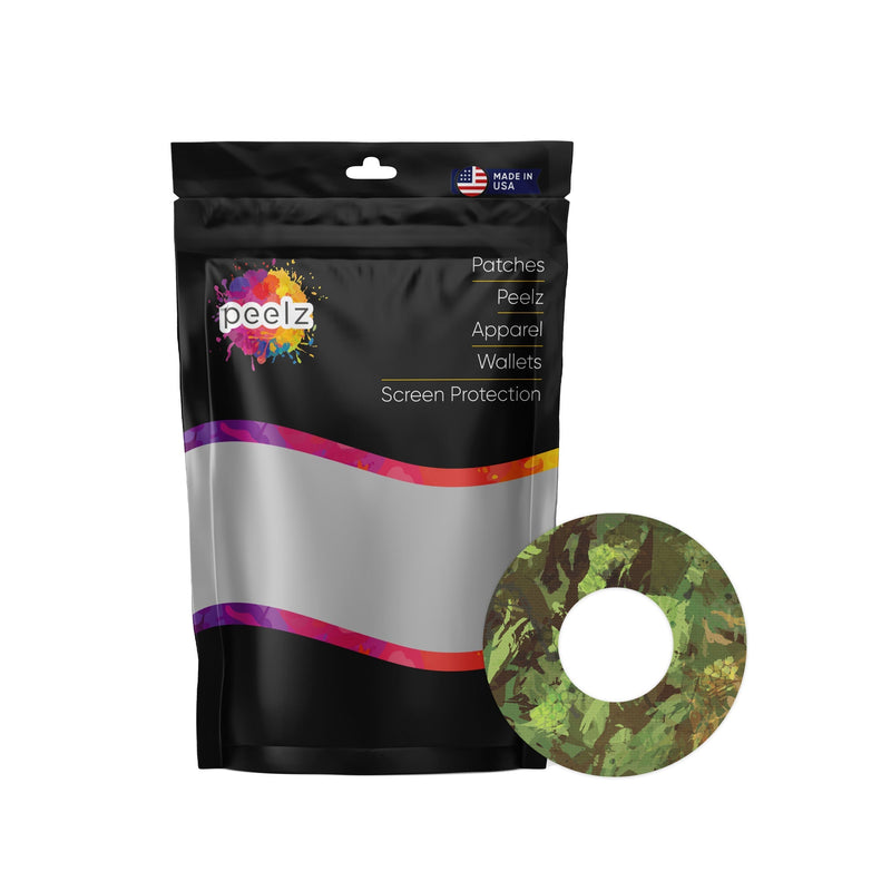 Peelz Hunting Camo Patch  Tape Designed for the FreeStyle Libre 2 Patch Medical Tape