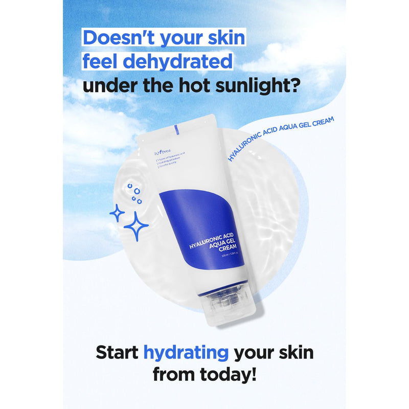 AsiaBeautyMall [Damage Box] Isntree Hyaluronic Acid Aqua Gel Cream Moisturizer