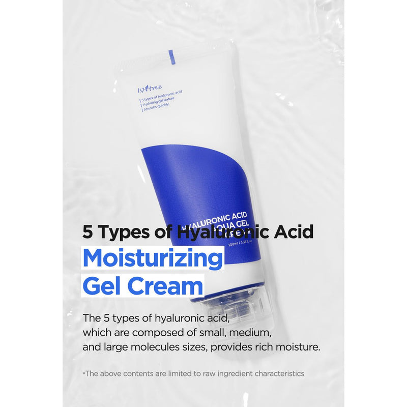AsiaBeautyMall Isntree Hyaluronic Acid Aqua Gel Cream Moisturizer