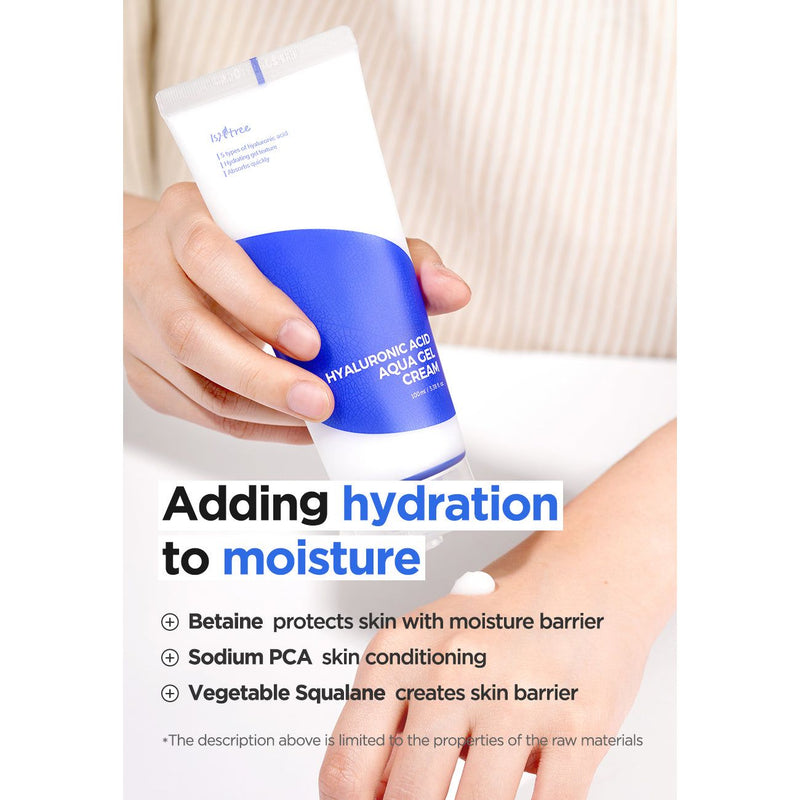 AsiaBeautyMall Isntree Hyaluronic Acid Aqua Gel Cream Moisturizer