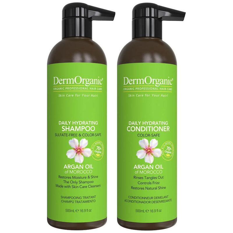 DermOrganic Official Shop Dry Hair Duo - Shower Size