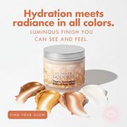 Glimmer Goddess® Organic Skin Care Organic Shimmer Body Butter – Radiant, Deep Hydration Shimmer