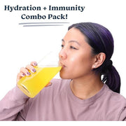 Drinklits Ginger-Lime Daily Hydration & Lemon Daily Immune Support (2) Tube Combo Pack Immunity Hydration Electrolyte Tablets