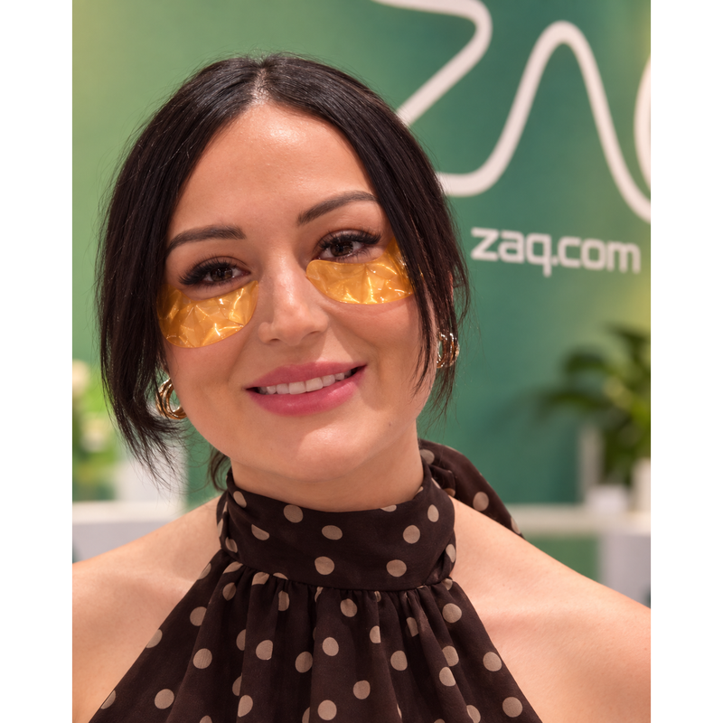 ZAQ Skin & Body 24K Gold Lift & Firm Hydrogel Eye Patches Black 1 Pair,3 Pair,5 Pair,Retail Box - 10 Packs ( 50 Pairs)