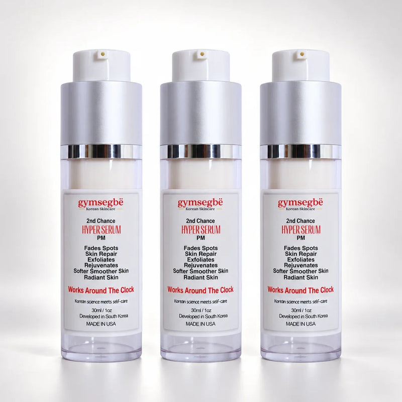 gymsegbë Second Chance Hyper Serum - PM Anti-Aging Facial White Smoke 3 Bottles Save Save $2.98