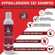 Warren London Cat Hypoallergenic Shampoo - Unscented Cat Supplies