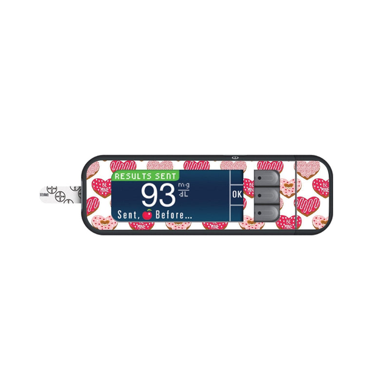 Peelz I Heart Donuts Sticker for Bayer Contour Next Glucometer Peelz/Stickers