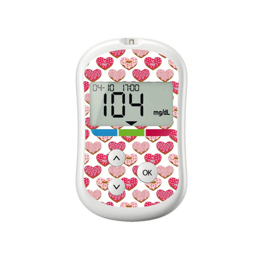 Peelz I Heart Donuts for OneTouch Verio Flex Glucometer Peelz/Stickers