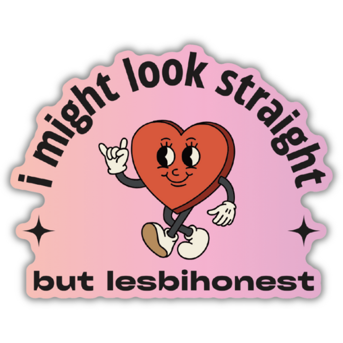 The Bullish Store - The Bullish Store - Lesbihonest Lesbian Puns Sticker Bundle | Glossy Die Cut Vinyl Sticker