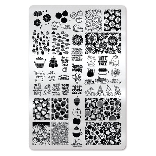 UberChic Beauty I Always Fall For Autumn Stamping Plate