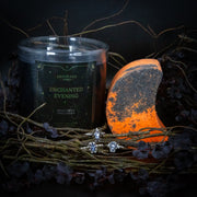 Fragrant Jewels Enchanted Evening - Candle and Bath Bomb Set Bundle (Candle & Bath Bomb)