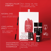 Stirling Soap Co Instant Eyebrow Tint | Natural Eyebrow Tinting Kit by Godefroy Eyebrow Tint