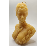 SAVAGE BEE-CHES® Goddess with Twists Beeswax Candle Miscellaneous