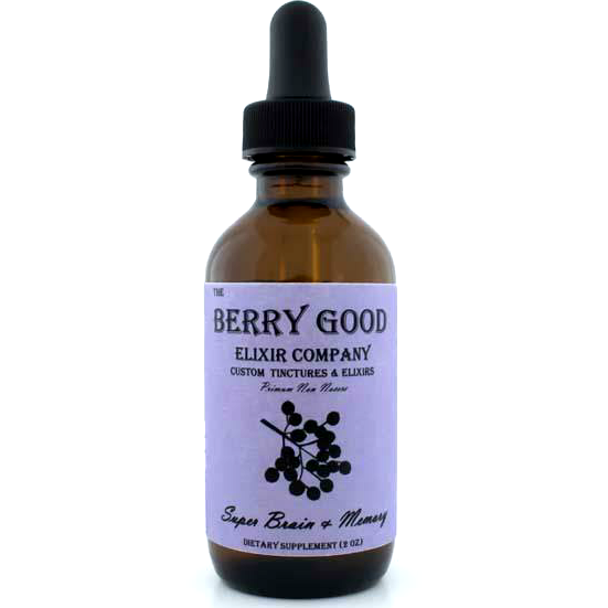 The Berry Good Elixir Co - Super Brain & Memory 2oz.