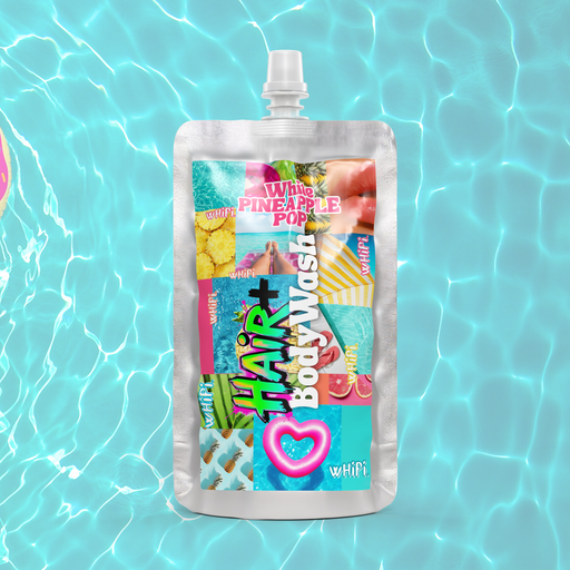 Whipi Co White Pineapple Pop Shampoo-8 oz Sky Blue