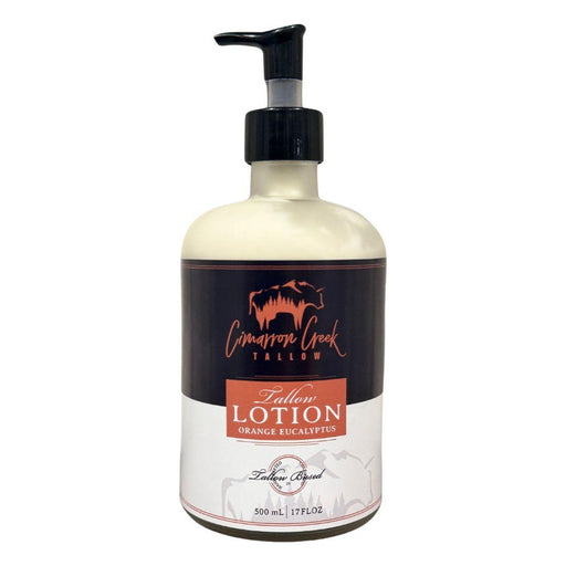 Cimarron Creek Essentials Orange Eucalyptus Grass-fed Beef Tallow Hand & Body Lotion 17oz Lotion & Moisturizer