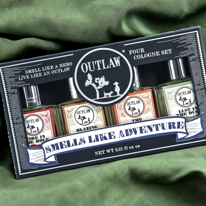 Outlaw Sample Cologne Set - A boxed set of 4 colognes to try