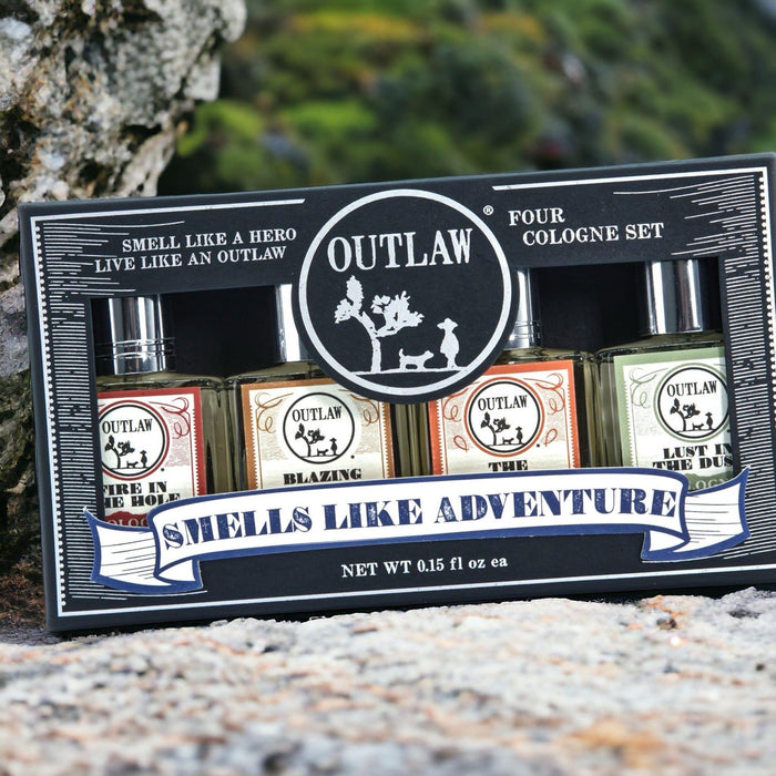 Outlaw Sample Cologne Set - A boxed set of 4 colognes to try