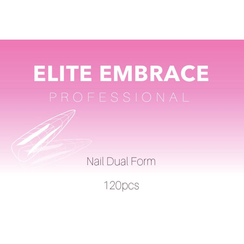 nbmsupply Elite Embrace Dual (Top) Nail Forms – Reusable Upper Forms for Nail Extensions