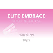 nbmsupply Elite Embrace Dual (Top) Nail Forms – Reusable Upper Forms for Nail Extensions