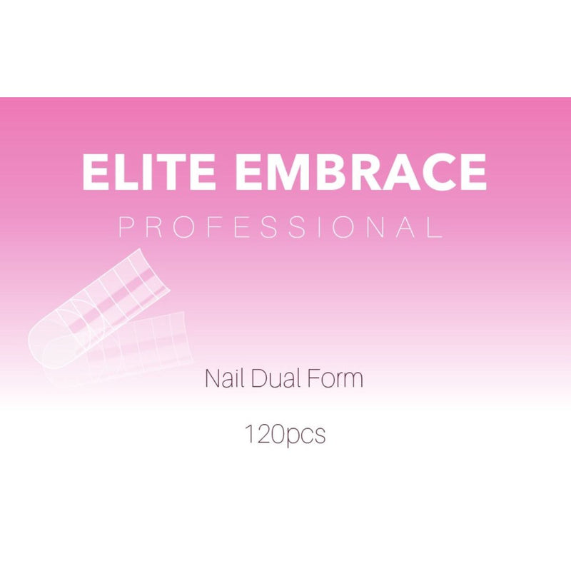 nbmsupply Elite Embrace Dual (Top) Nail Forms – Reusable Upper Forms for Nail Extensions