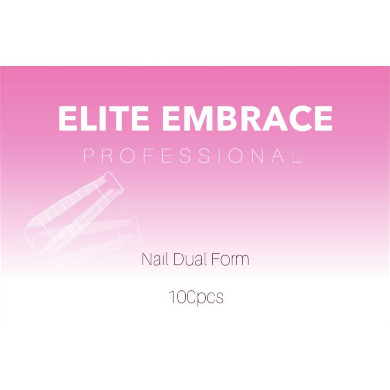 nbmsupply Elite Embrace Dual (Top) Nail Forms – Reusable Upper Forms for Nail Extensions
