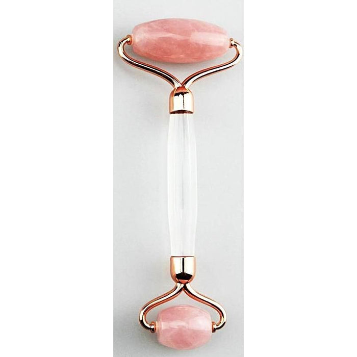 ZAQ Skin & Body - Rose Quartz Facial Roller (Clear Handel)