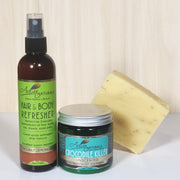 Adiva Naturals Build Your Set (Choose your Refresher & Soap) Bath Sets Antique White Coconut Lemongrass Refresher 4oz / Lemongrass Soap