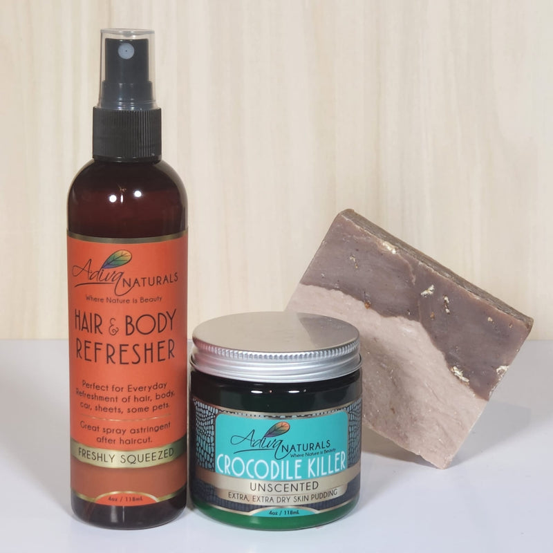 Adiva Naturals Build Your Set (Choose your Refresher & Soap) Bath Sets Light Gray Vanilla Sandalwood Refresher 4oz / Lemongrass Soap,Vanilla Sandalwood Refresher 4oz / Lavender Lemongrass Soap,Vanilla Sandalwood Refresher 4oz / Vanilla Oatmeal Soap,Freshly Squeezed Refresher 4oz / Lemongrass Soap,Freshly Squeezed Refresher 4oz / Lavend