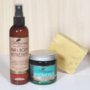Adiva Naturals Build Your Set (Choose your Refresher & Soap) Bath Sets Antique White Vanilla Sandalwood Refresher 4oz / Lemongrass Soap