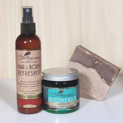 Adiva Naturals Build Your Set (Choose your Refresher & Soap) Bath Sets Light Gray Vanilla Sandalwood Refresher 4oz / Lemongrass Soap,Vanilla Sandalwood Refresher 4oz / Lavender Lemongrass Soap,Vanilla Sandalwood Refresher 4oz / Vanilla Oatmeal Soap,Freshly Squeezed Refresher 4oz / Lemongrass Soap,Freshly Squeezed Refresher 4oz / Lavend