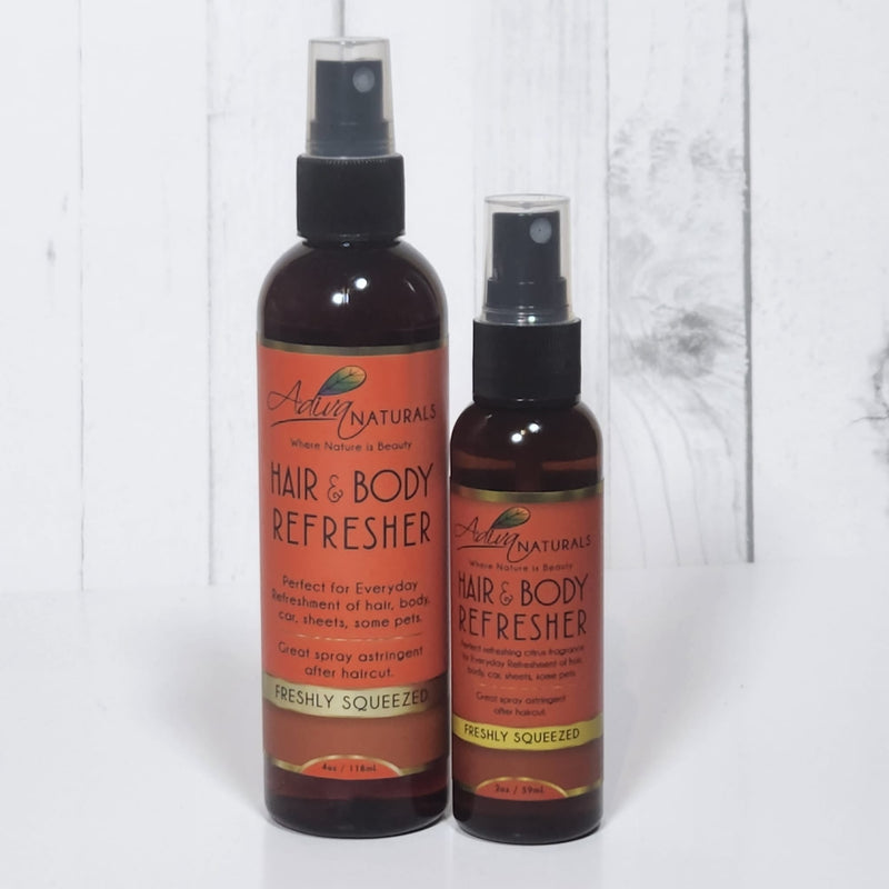 Adiva Naturals Hair & Body Refresher - Freshly Squeezed (3 options) Refresher