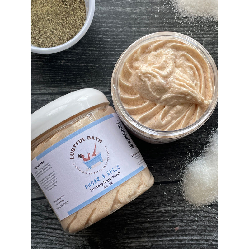 Lustful Bath, LLC FOAMING SUGAR SCRUB Sugar Scrub