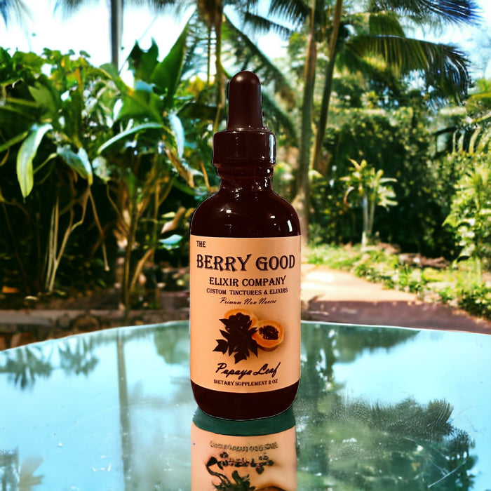 The Berry Good Elixir Co - Papaya Leaf 2oz.