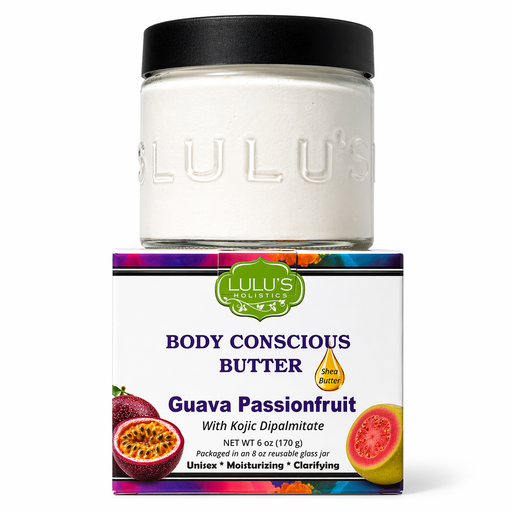 Lulu’s Holistics Guava Passionfruit Kojic Whipped  Shea Body Butter – Uneven Looking Skin Lotion & Moisturizer