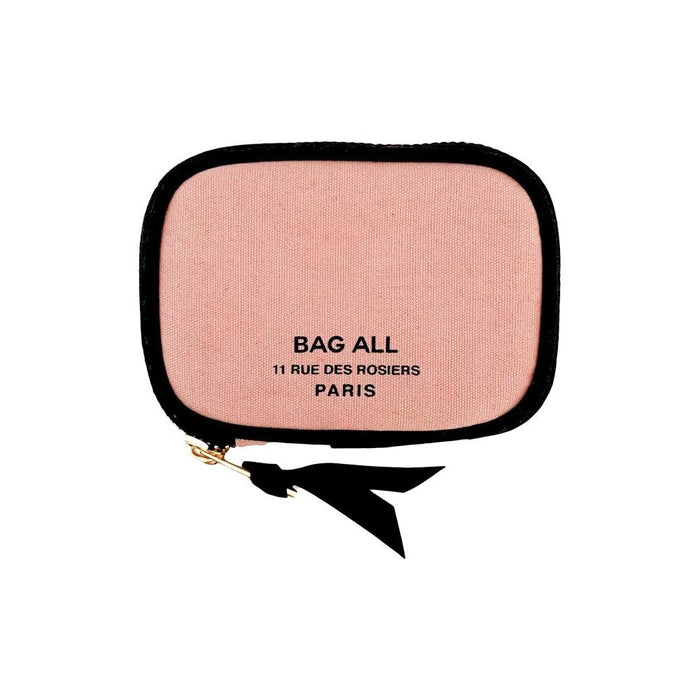 Bag-All - Small Wallet Pink/Blush With Black Piping