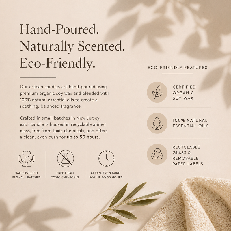 Timeless Organics Skin Care Timeless Candle - Vanilla Bean Light Gray