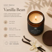 Timeless Organics Skin Care Timeless Candle - Vanilla Bean Light Gray