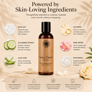 Timeless Organics Skin Care Micellar Cleansing Water Make-up Bisque