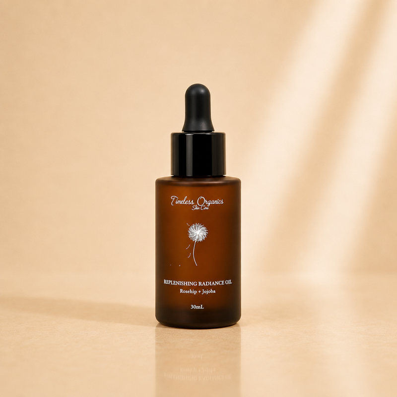 Timeless Organics Skin Care Replenishing Radiance Oil Serum Wheat