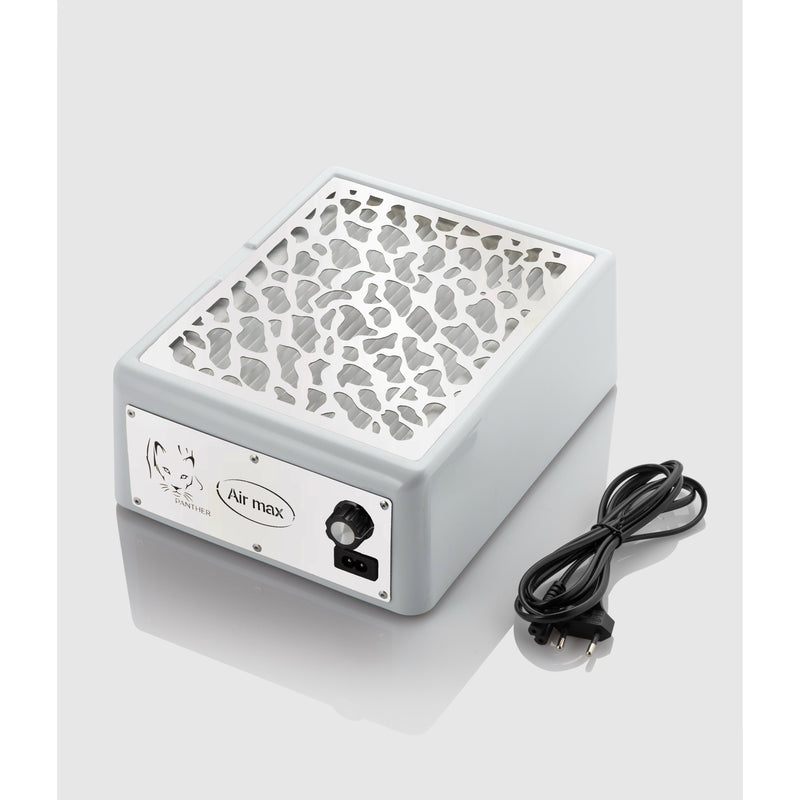 nbmsupply Air Max Panther Nail Dust Collector White with HEPA Filter – Professional Nail Table Vacuum