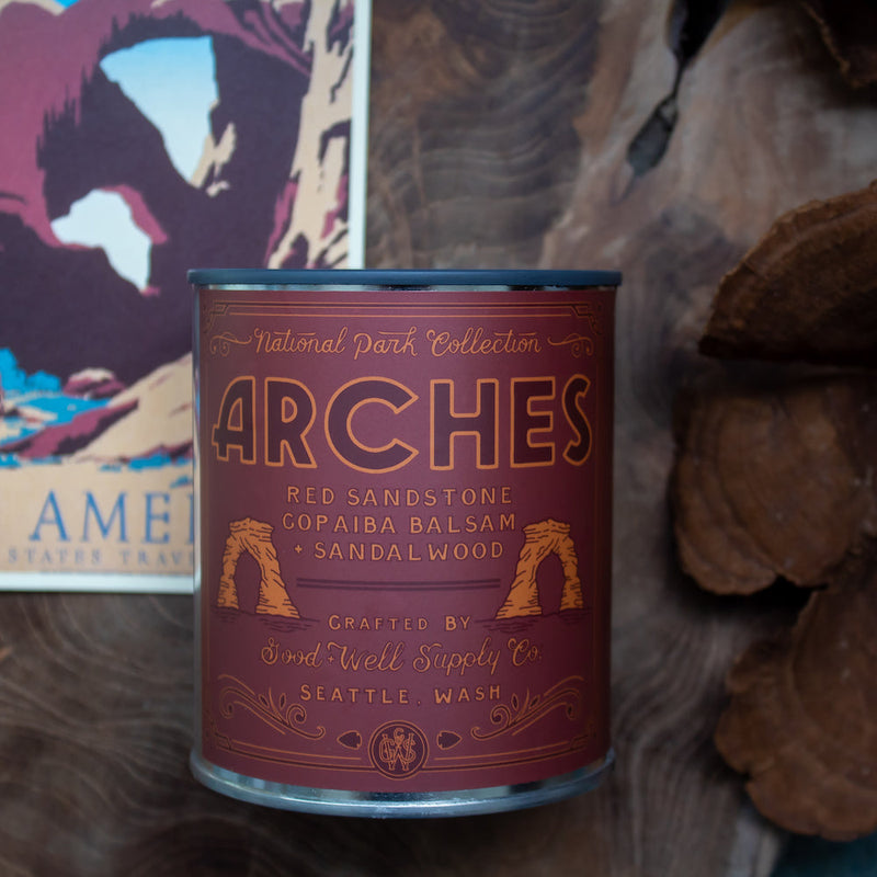 Good & Well Supply Co Arches National Park Candle Candles