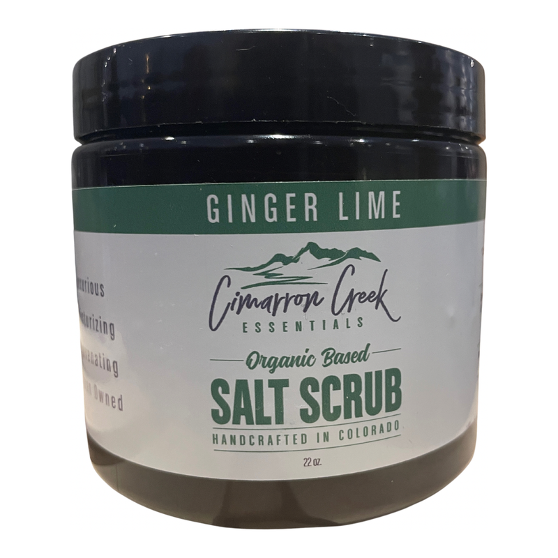 Cimarron Creek Essentials Ginger Lime Organic Salt Scrub Bath & Body