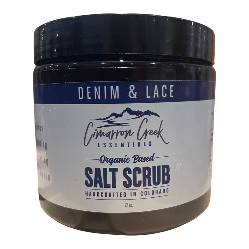 Cimarron Creek Essentials Denim & Lace Organic Salt Scrub Bath & Body