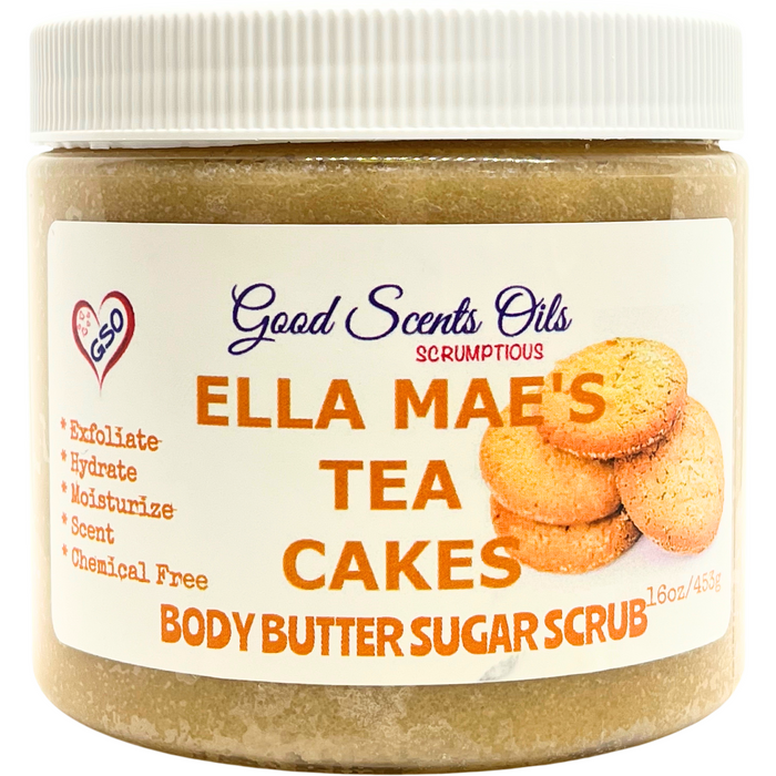 Good Scents Oils - Ella Mae'S Tea Cakes Body Scrub 16 Oz