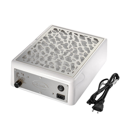 nbmsupply Air Max Panther Nail Dust Collector Silver with HEPA Filter – Professional Nail Table Vacuum Nail dust collector