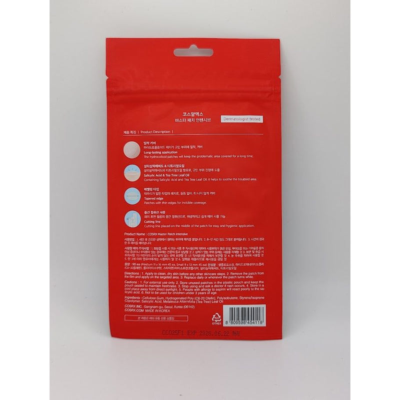 AsiaBeautyMall Cosrx Master Patch Intensive Acne Treatment Firebrick
