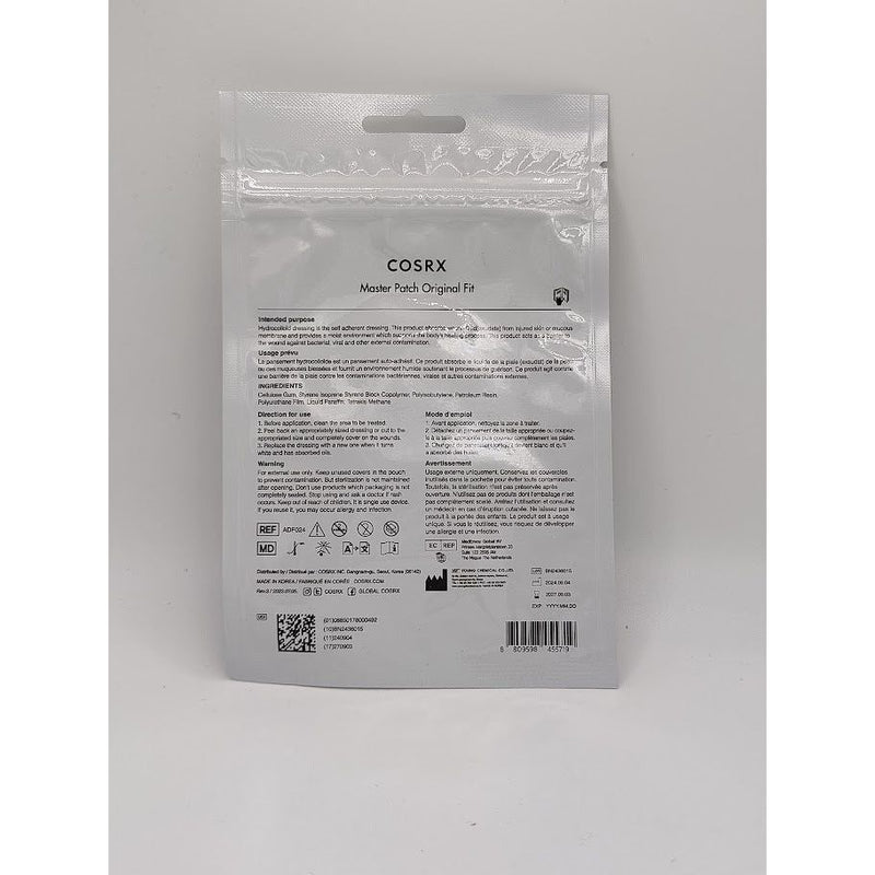 AsiaBeautyMall Cosrx Acne Pimple Master Patch Acne Treatment Gray