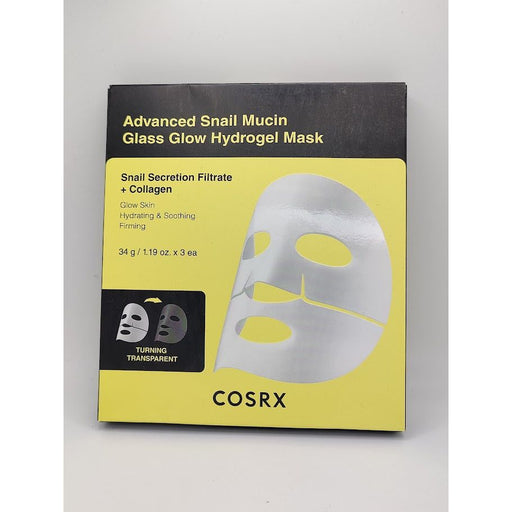 AsiaBeautyMall Cosrx Advanced Snail Mucin Glass Glow Hydrogel Mask Face Mask Gray