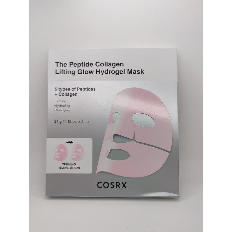 AsiaBeautyMall Cosrx The Peptide Collagen Lifting Glow Hydrogel Mask Face Mask Gray